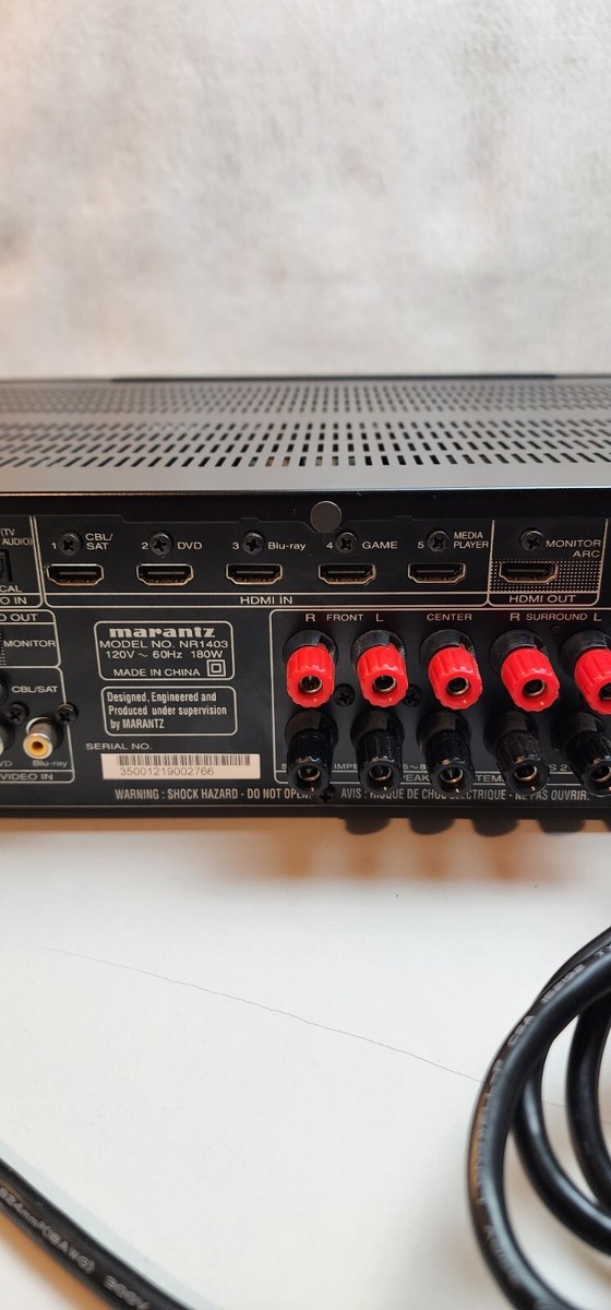 Marantz NR 1403 5.1 Channel 50 Watt Surround AV Receiver | eBay