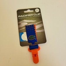 NEW Florida Gators UF University Of Florida Baby Pacifier Clip Holder w/9" Strap