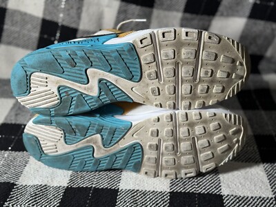 tenis nike air max excee golden yellow turquoise