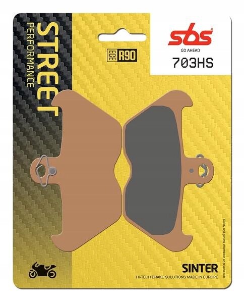 Plaquettes de frein frittées BMW KH407 Street Excel couleur or