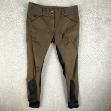 Piper by Smartpak Pants Women 28 Long Brown Full Seat Breeches Equestrian Riding