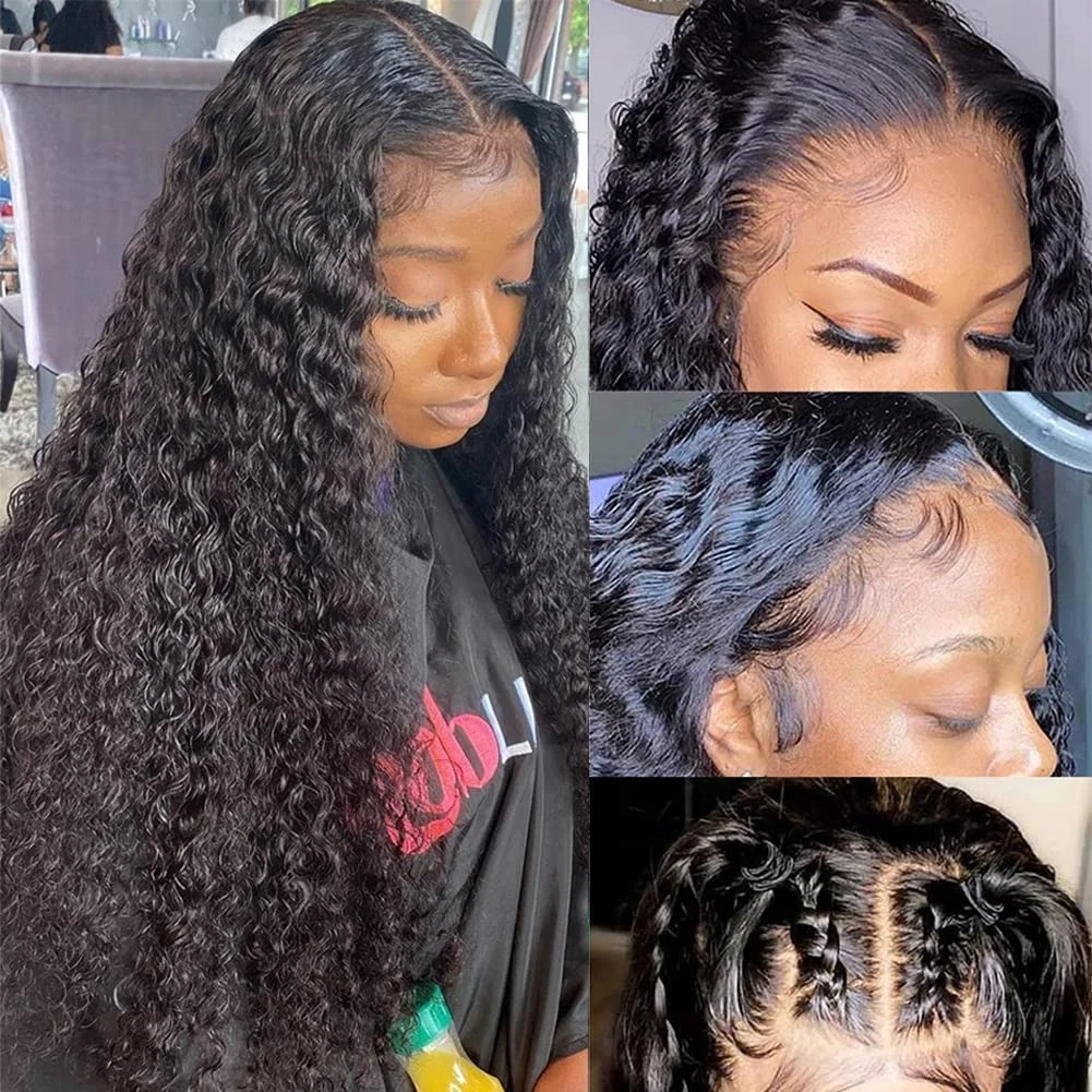 Lace front 360 wigs human cheap hair