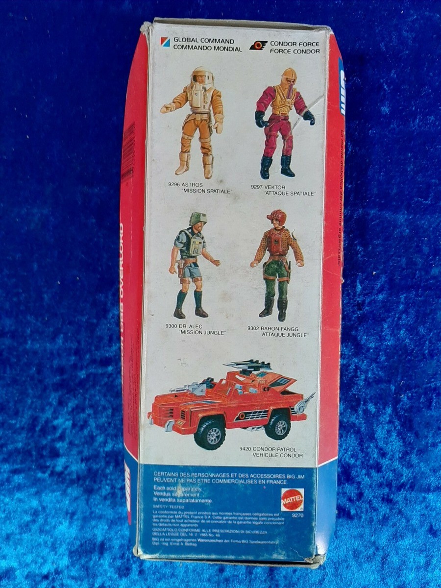 PROFESSOR OBB PROF. Obb Condor Force Big Jim 9799 1984 Made IN Italy
