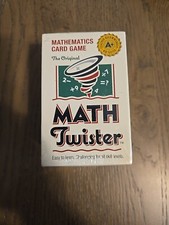 The Original Math Twister Mathematics Educational Card Game Ages 8 NEW FREE S H