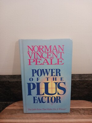 VTG 1987 POWER OF THE PLUS FACTOR BY NORMAN VINCENT PEALE HARDCOVER