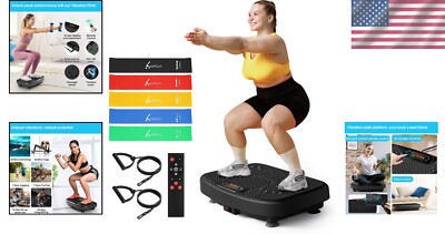 vibration plate for 400 lb person Amazon.com : Vibration Plate Exercise Machine, Shake Plate, Vibration Plate  for Lymphatic Drainage & Weight Loss, 250 Speed Levels, 400 Lbs Capacity  Whole Body Vibrating Plate Workout with Fitness Resistance Band : main image 0