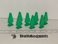 First Learning Super Wooden Train Set Lot of 8 Plastic Tree Parts Only