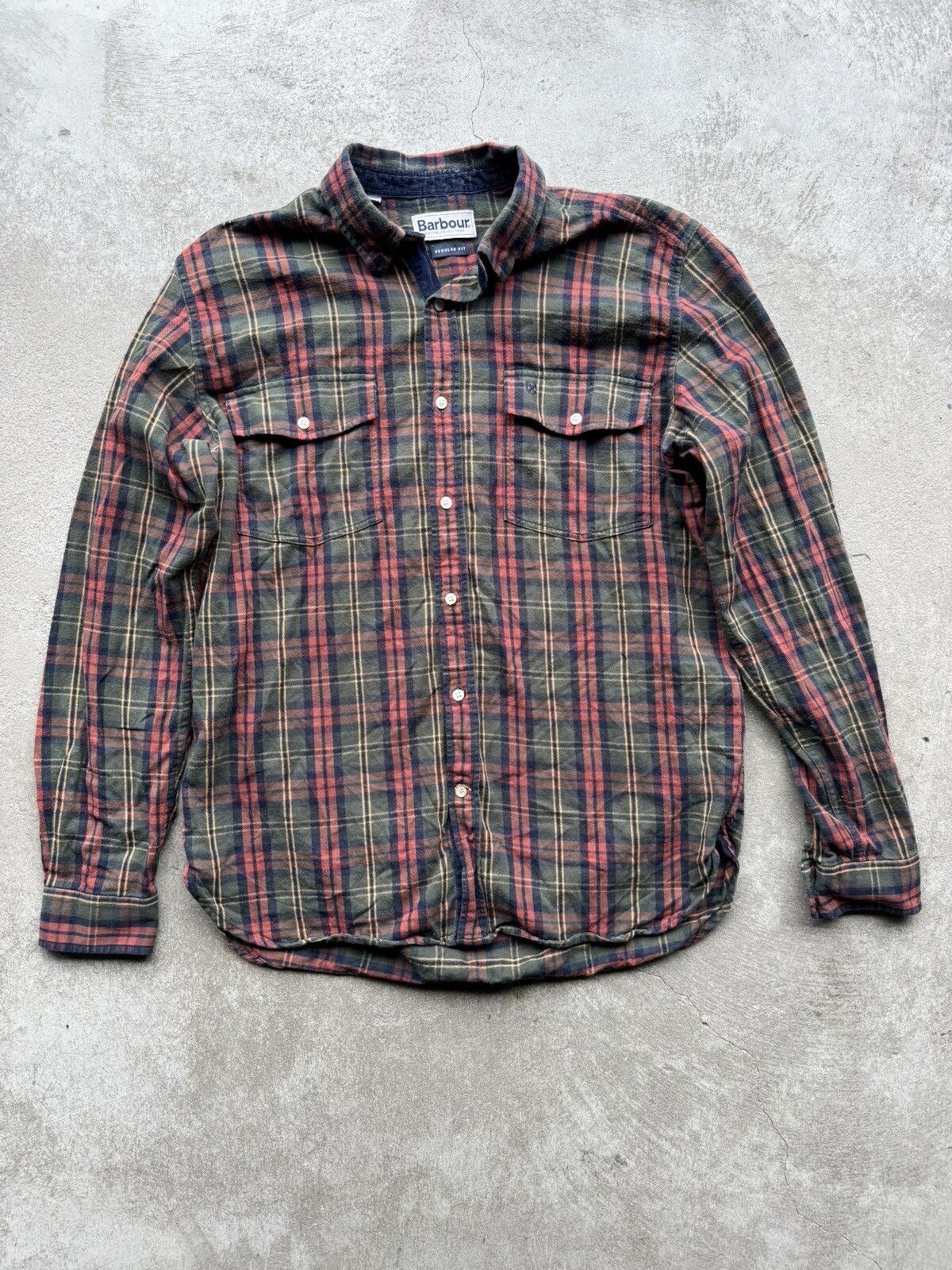 Barbour Flannel Shirt Button Up-image