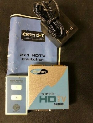 GEFEN Extend It HDTV Analog Audio Switcher and remote *