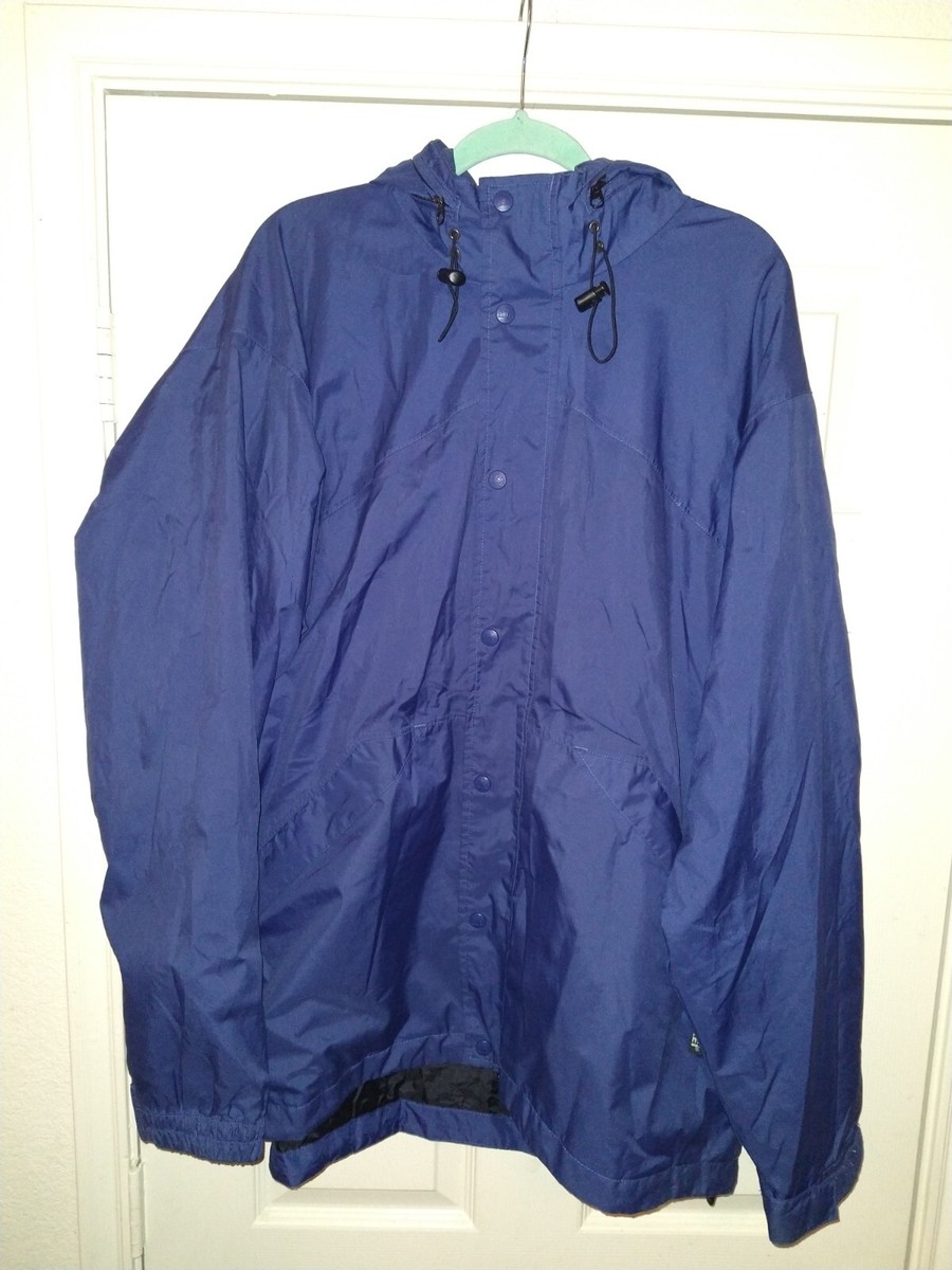 REI Windbreaker Full Zip Outdoors Hooded Jacket Men's sz XXL REI Windbreaker Full Zip Outdoors Hooded Jacket Men's sz XXL