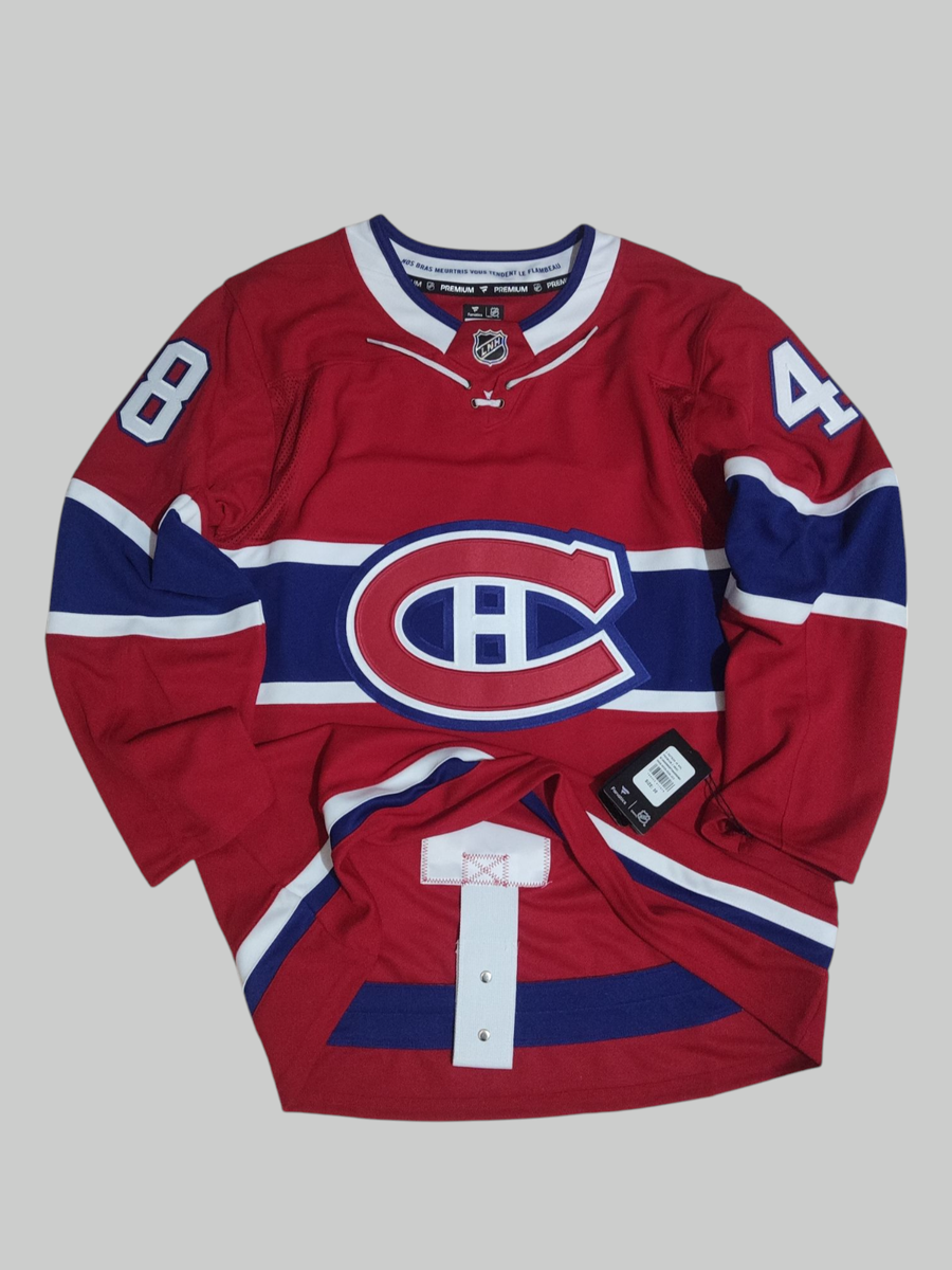 NHL Jersey Montreal Canadiens Hockey Premium LANE HUTSON Size 54