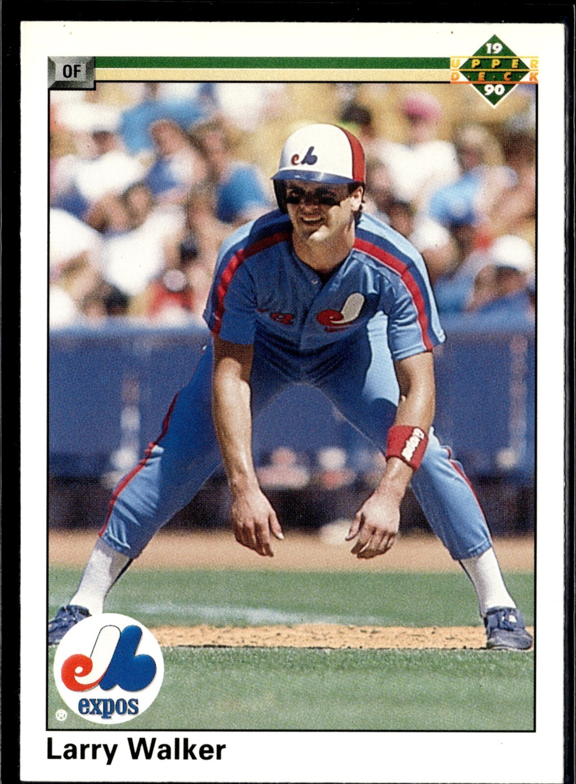 1990 Upper Deck #466 LARRY WALKER Montreal Expos G5