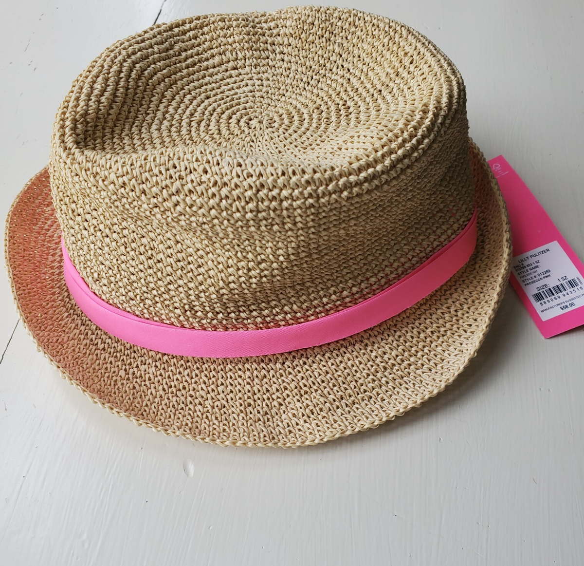 Lilly Pulitzer inspired fedora hat Lilly Cloche I Hand-Blocked Superfelt Hat | Eric Javits main image 2