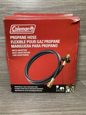 Coleman 5 Feet High-Pressure Propane Hose And Adapter For Sale Online - View #7