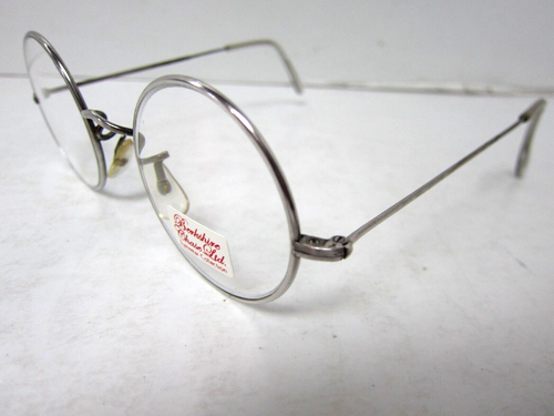 Berkshire Chase Savile Row Classic Round Eyeglass Frame 44-20 110 ALGHA England - Picture 15 of 17