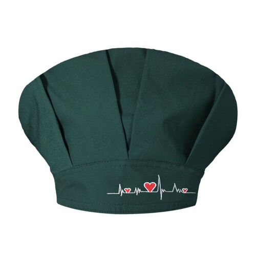 Unisex Adjustable Cotton Bouffant Scrub Cap Solid Embroidery Doctor Nurse Hat - Picture 31 of 35