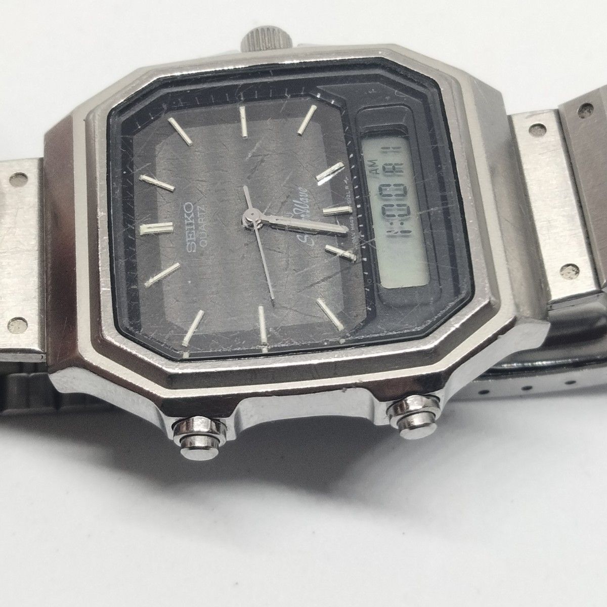 Seiko H449-502A SILVERWAVE Ana Digi (1980s) Men Watch RARE