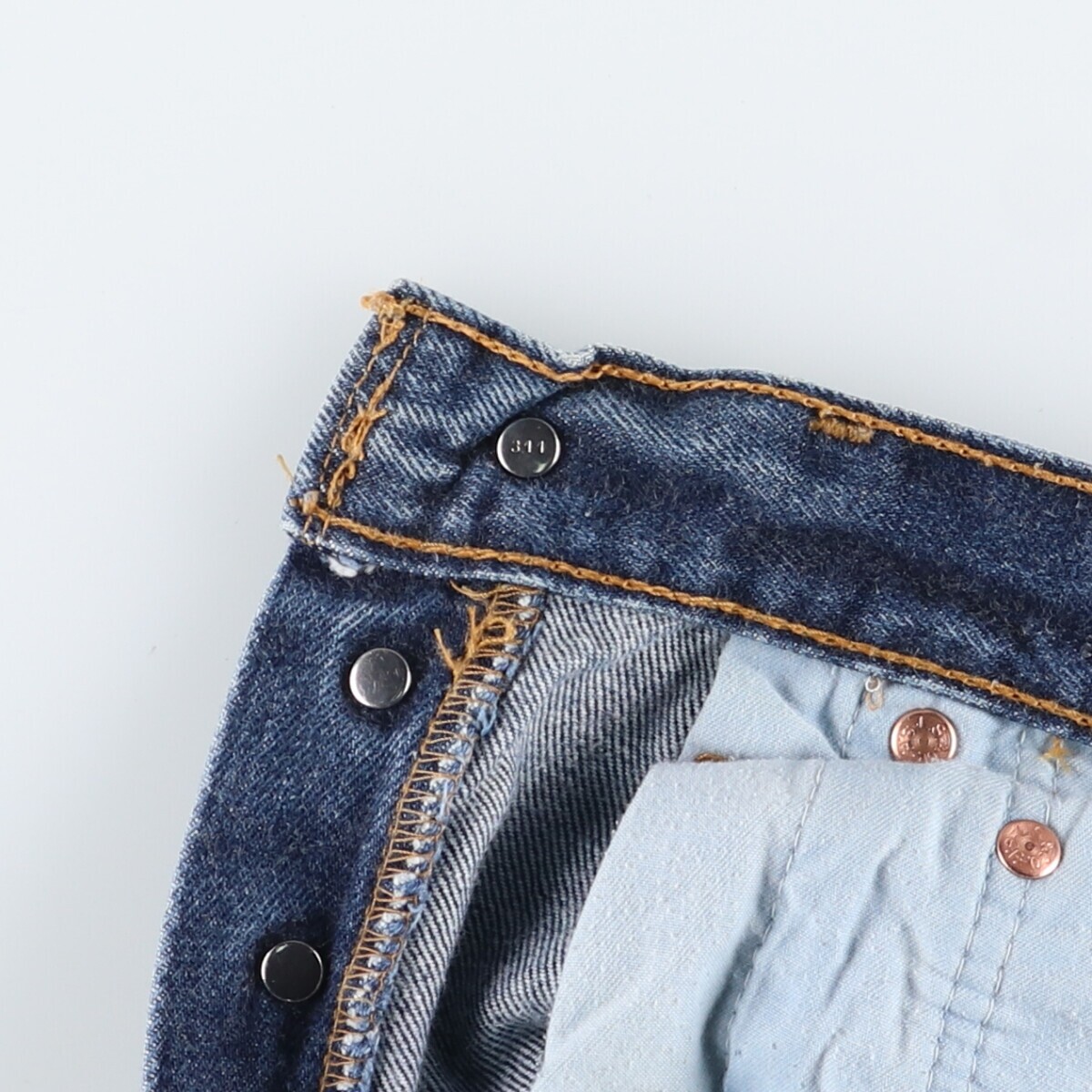 90s~00'S Levi's 501 Euro Model Straight Denim Pants Made in 90s~00'S Levi's 501 Euro Model Straight Denim Pants Made in