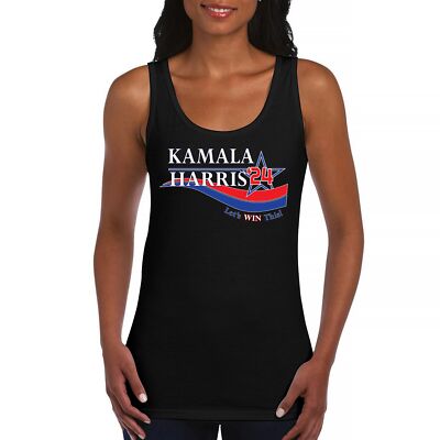Kamala Harris 24 Women's Tank Top Let's Win This Madam President Im Speaking