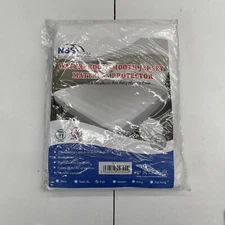 NSS Niagara Sleep Solution Waterproof Jersey Mattress Protector White Full