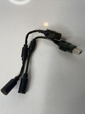 2 pc Microsoft Xbox Original Official Controller Breakaway Extension Cable Green