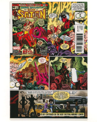 Marvel Comics DEADPOOL (2016) #17 KOBLISH Secret Comic Variant Cover