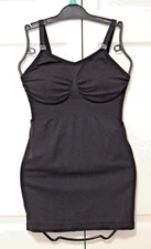 Slimming Body Slip, Adjustable Straps/Removable Pads, Black, Size M, NWOT