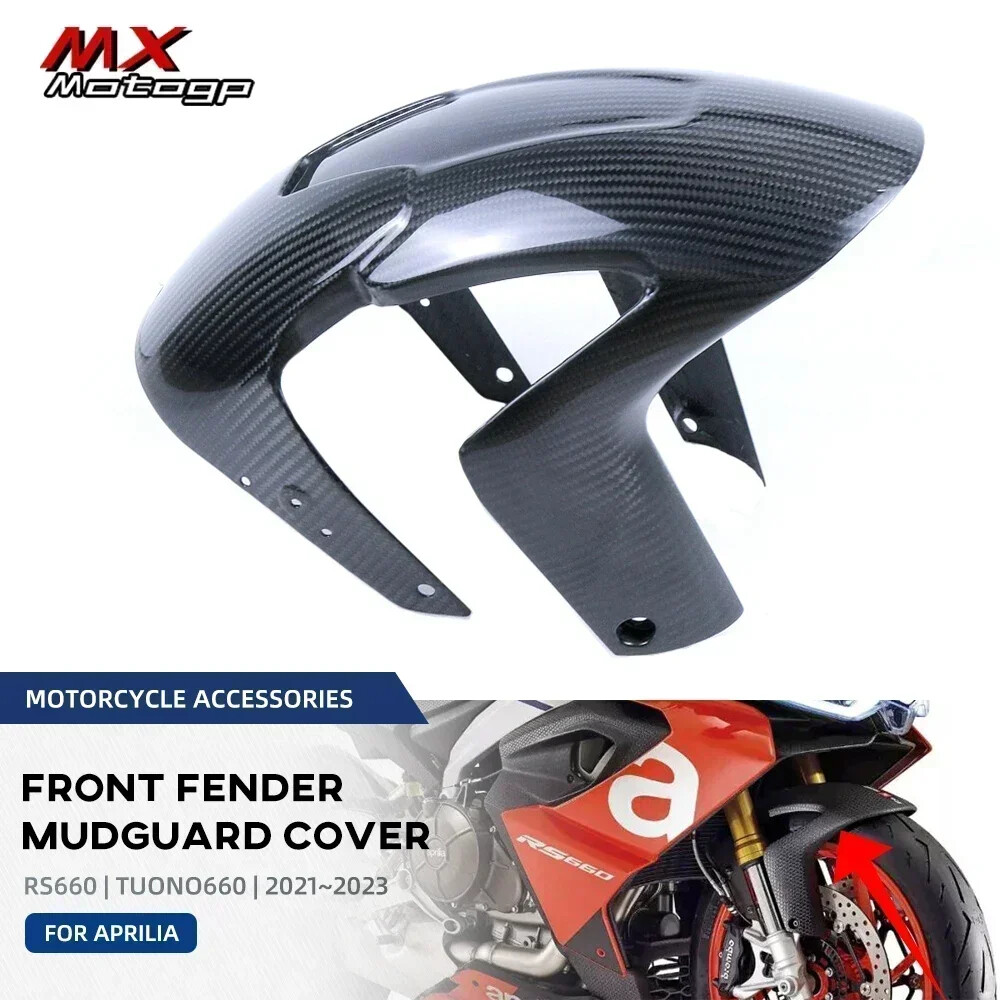 Carbon Fiber Front Fender Mudguard Splash For Aprilia RS660 Tuono 660 21-23  new