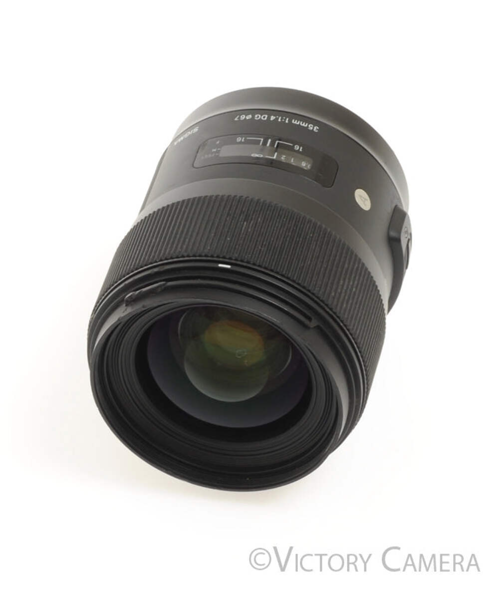 Sigma Art 35mm f1.4 DG Wide Angle Prime Lens for Canon EF [EXC