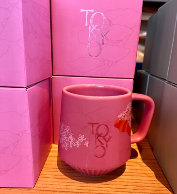 Starbucks Reserve Tokyo 2023 Pleated Maglite Mug Collection Sakura