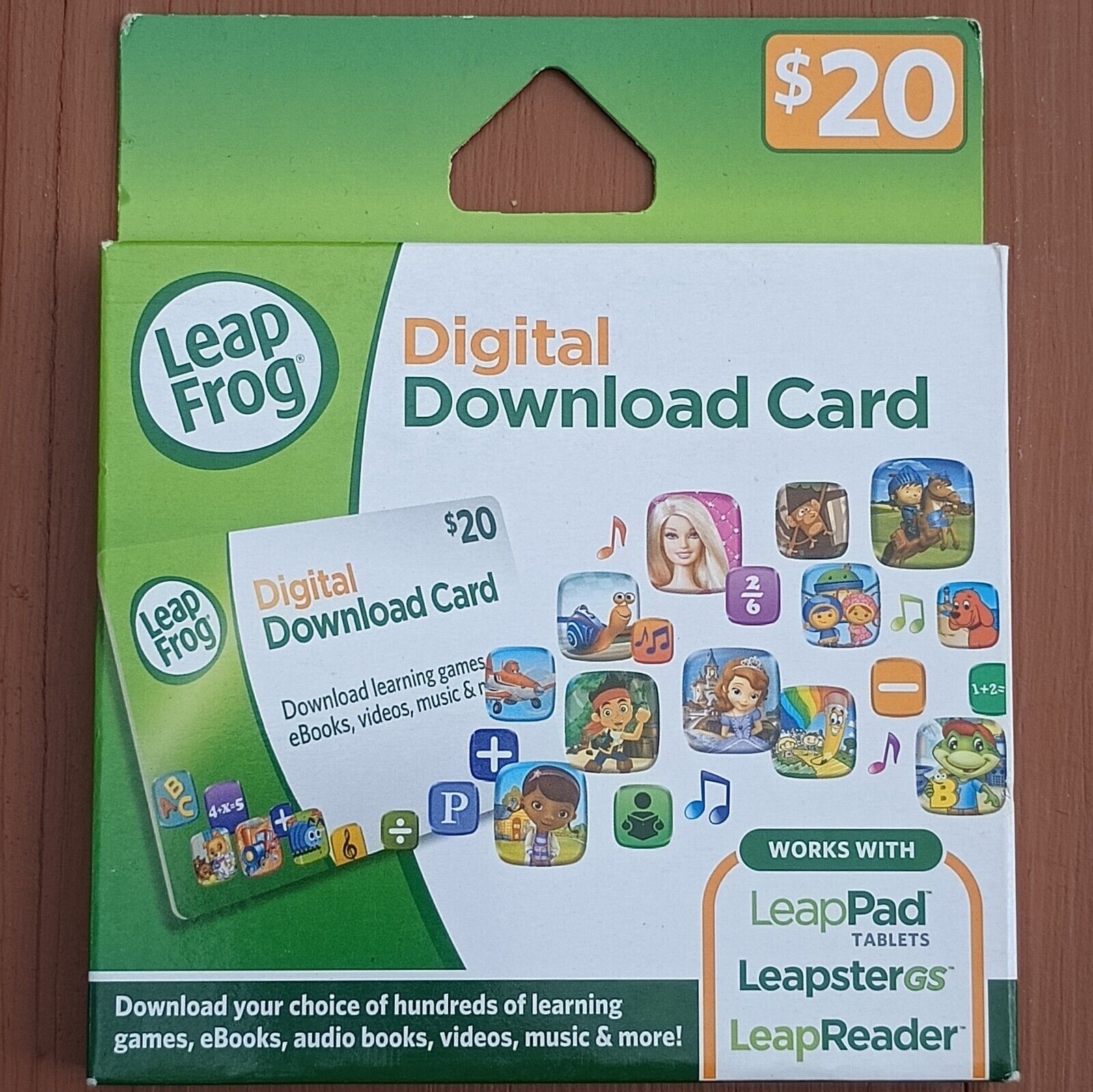 LeapFrog App Center Download Card 20 39525 for sale online | eBay