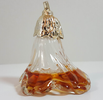 1960s-1980s AVON Vintage Flacon TO A WILD ROSE - WEIHNACHTSGLOCKE - 1/4 Voll
