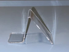 Lot of 11 Clear Acrylic Shoe Racks Store Sandal Display Stands - 4 1/2" x 3"