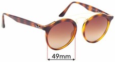 SFx Replacement Sunglass Lenses fits Ray Ban RB4256 Large - 49mm Wide
