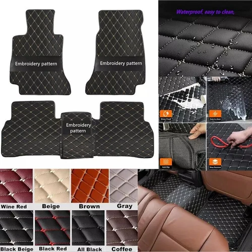 For Infiniti Car Floor Mats All Series Custom Auto Carpets Liner Mats Waterproof - Picture 3 of 28