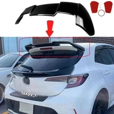 Glossy Black Rear Trunk Roof Spoiler Wing For TOYOTA Corolla Hatchback 2019-2024