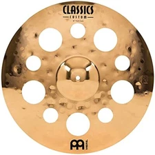 Meinl 18 Trash Crash Cymbal with Holes - Classics Custom Brilliant - Made in
