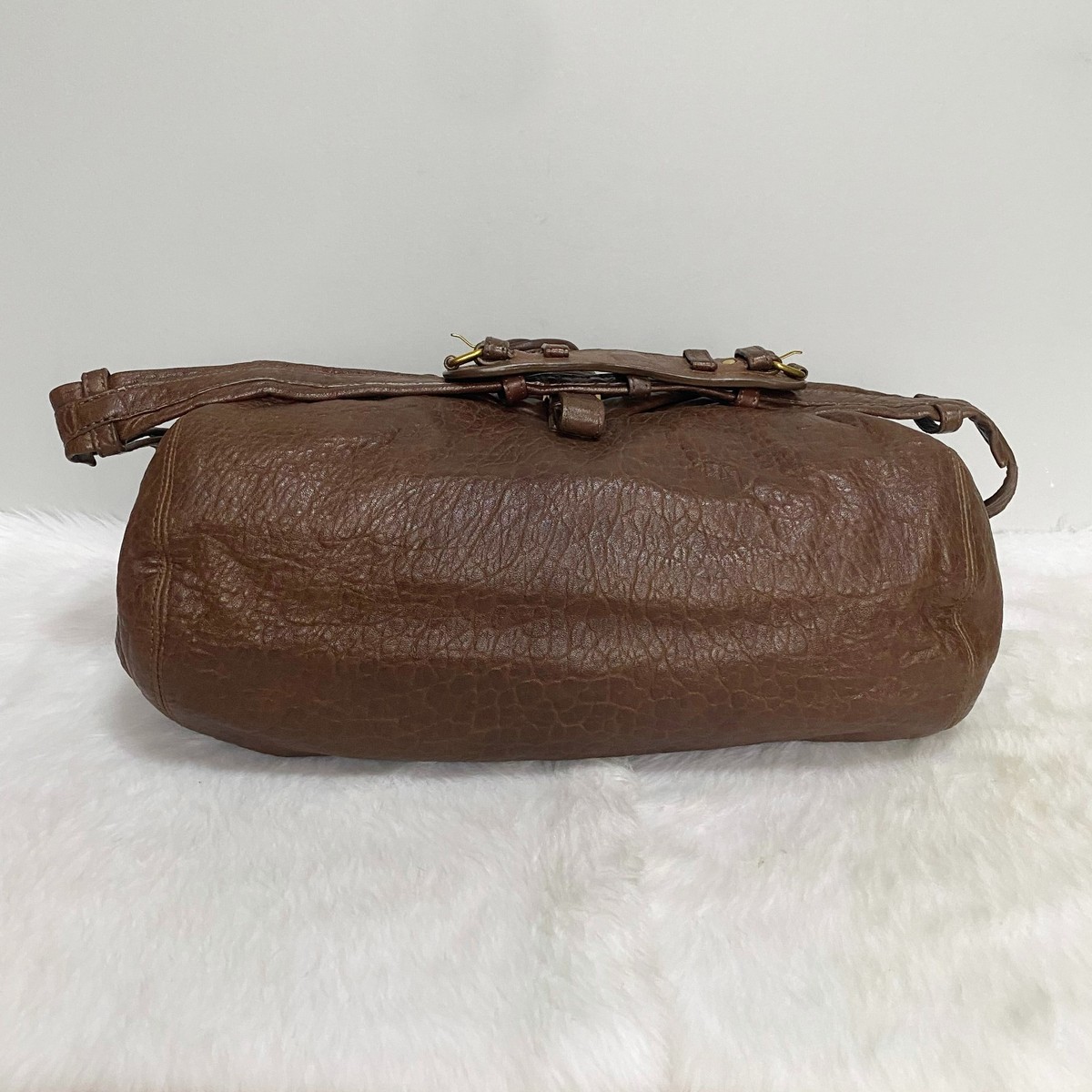 JEROME DREYFUSS Billy Large Brown Two Way Leather Bag | eBay
