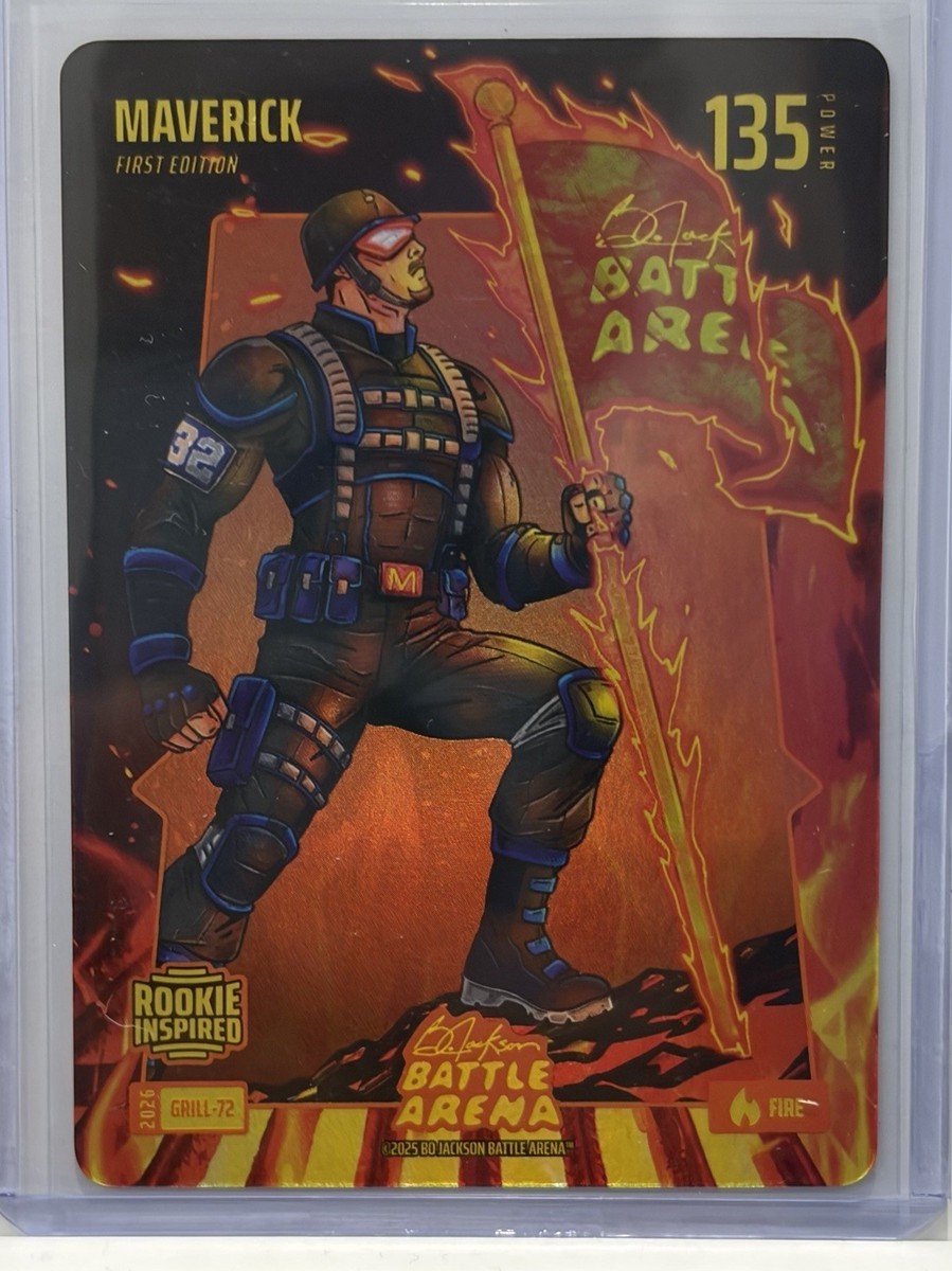 2026 Bo Jackson Battle Arena Maverick First Edition Fire #1 Cooper Flagg Rookie