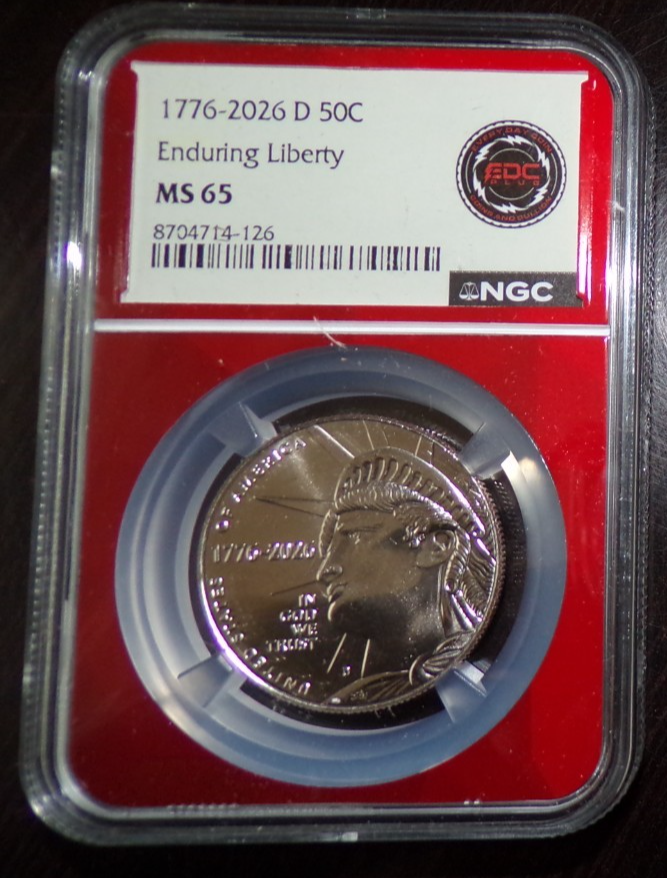 1776 2026-D Enduring Liberty Half Dollars NGC MS65 | eBay