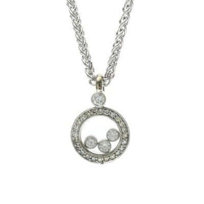 Chopard Happy Diamond Collier 79/3957 Weißgold (18K) Diamant Me... BF589943