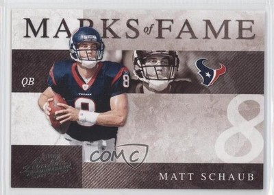 2008 Playoff Absolute Memorabilia Marks of Fame 195/250 Matt Schaub #MOF-25 0j0