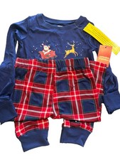 Tolli Tartan Christmas Pajama Top & Plaid Bottoms Set - Size 6 - New with Tags