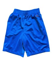 Champion Boys Mesh Athletic Shorts-Blue-M-GUC