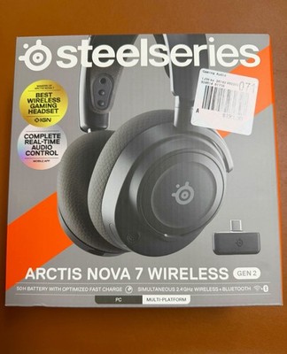 Steelseries Arctis Nova 7 Wireless Gaming Headphone Multi- Platform- New Sealed 