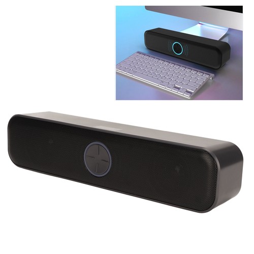 Computer Speakers RGB Computer Speaker Wired USB Powered PC Speakers With 5W - Afbeelding 11 van 12