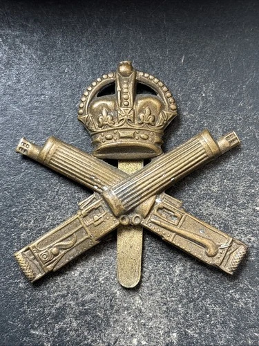 Machine Gun Corps Original British Army Cap Badge WW1
