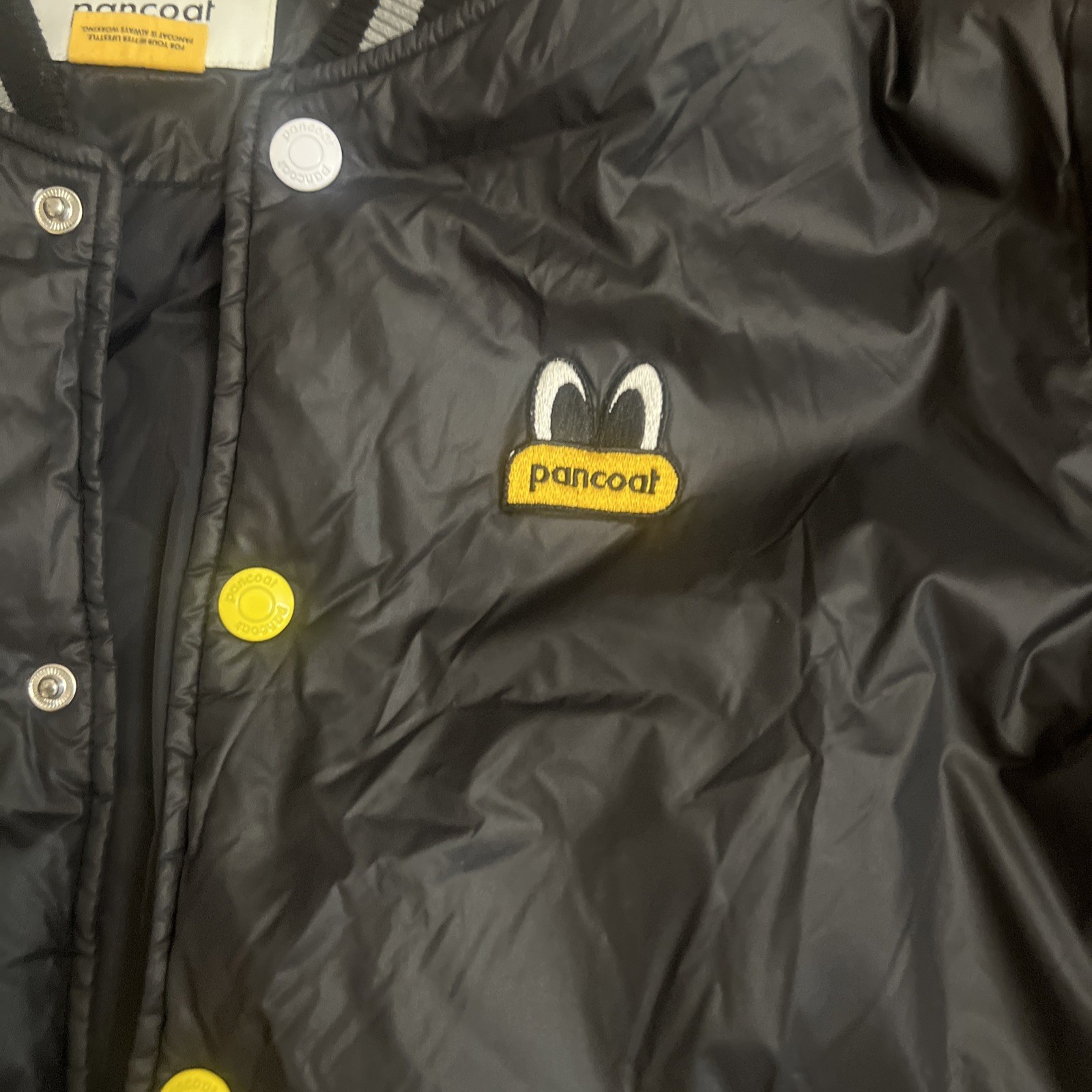 Pancoat Black Jacket Size Medium - image 2