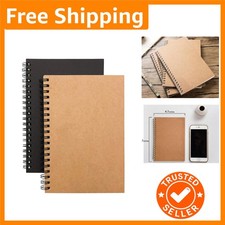 Versatile 2-Pack Blank Sketch Notebooks - 100 Unlined Pages, Perfect for Travel