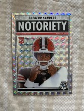 2025 Panini Mosaic - Notoriety Shedeur Sanders #13 Mosaic Prizm (RC)